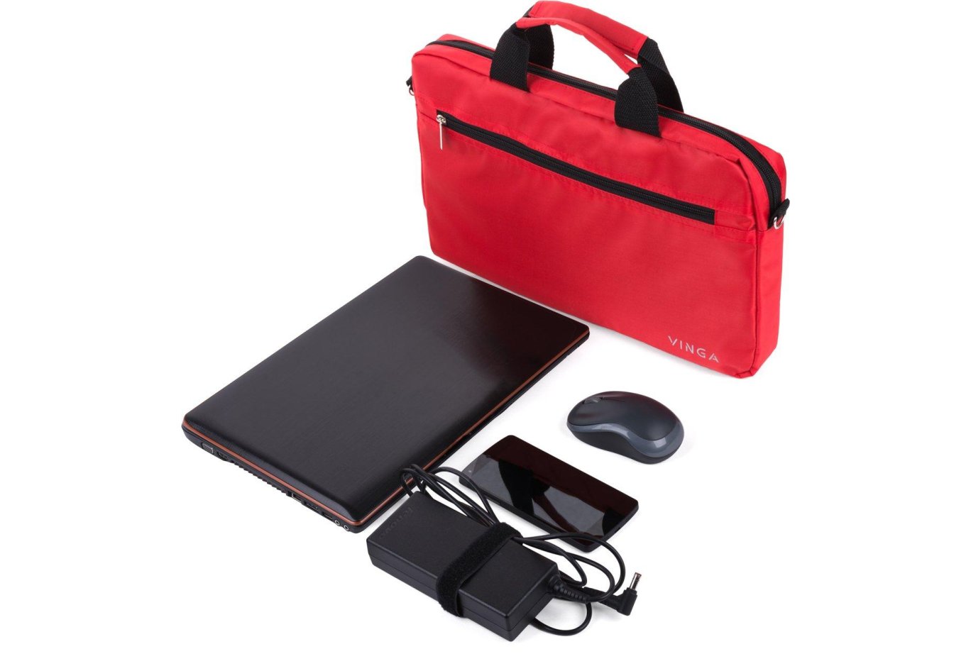 Сумка для ноутбука Vinga 13" NB130RD red (NB130RD)