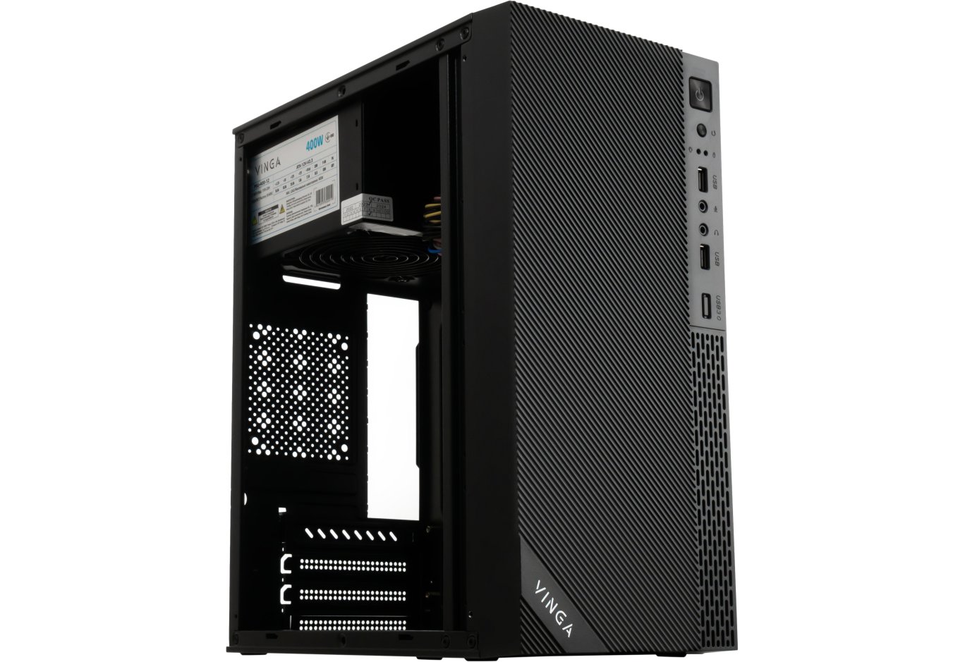 Корпус для ПК Vinga CS318B-400W