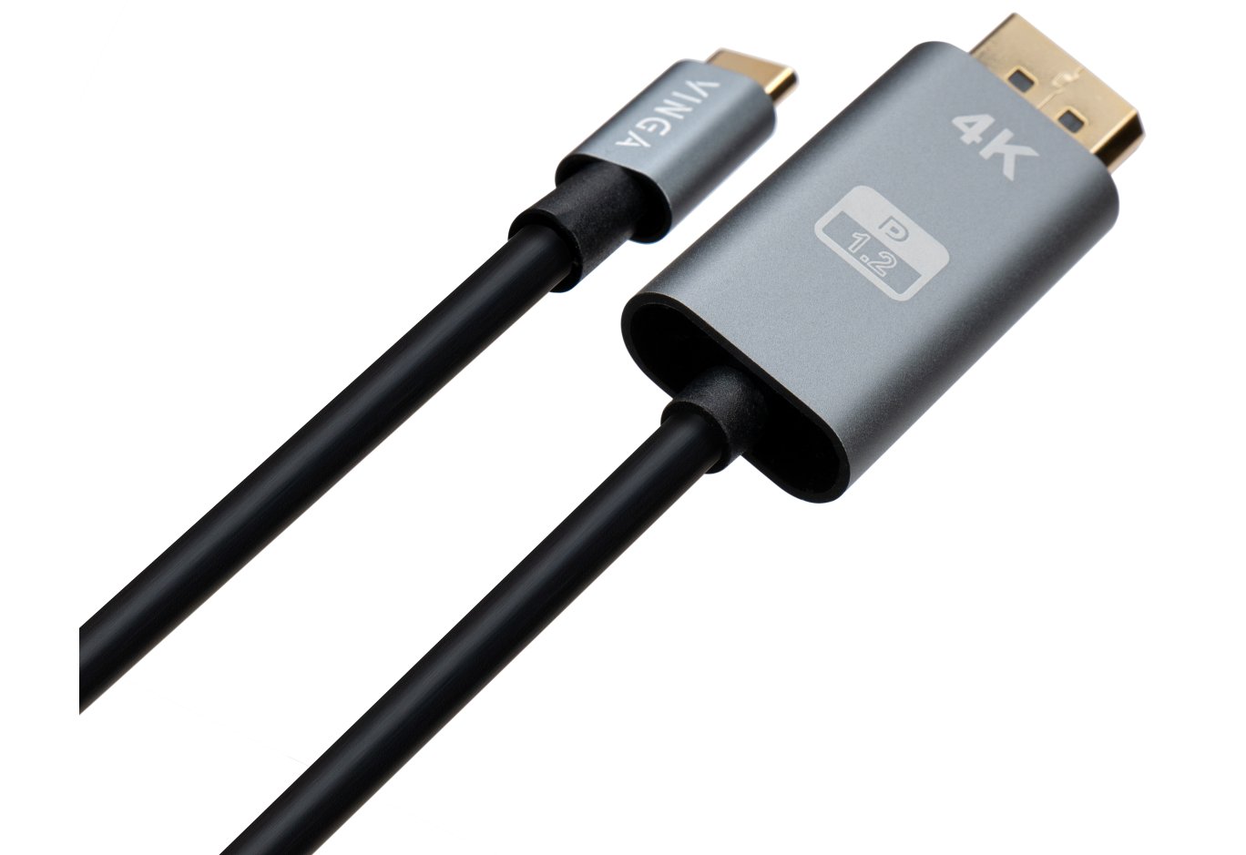 Кабель мультимедійний USB-C to DisplayPort M 1.5m v1.2 4K60Hz Vinga (VCPVCCD1215)