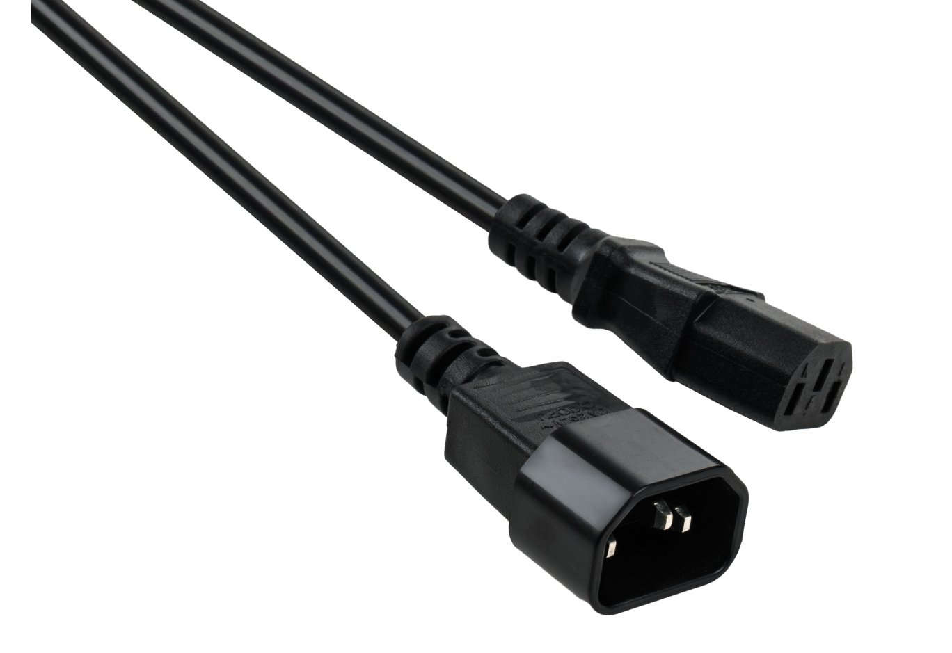 Кабель живлення C13 to C14 1.8m Vinga (VCPP5C13141.8BK)