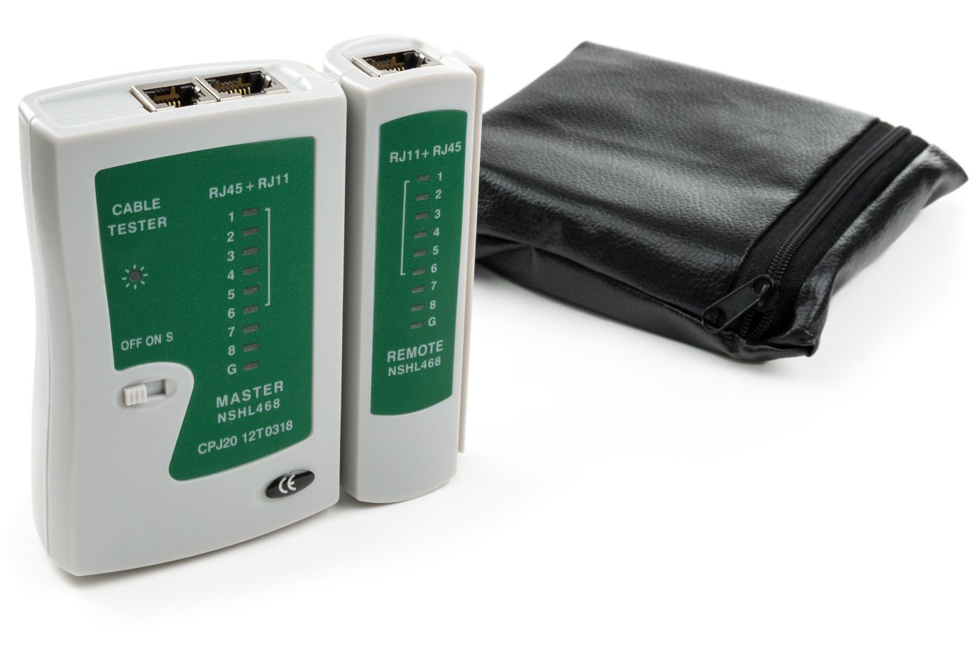 Тестер кабельний Vinga RJ-45/RJ-11 (VCPTT1145)