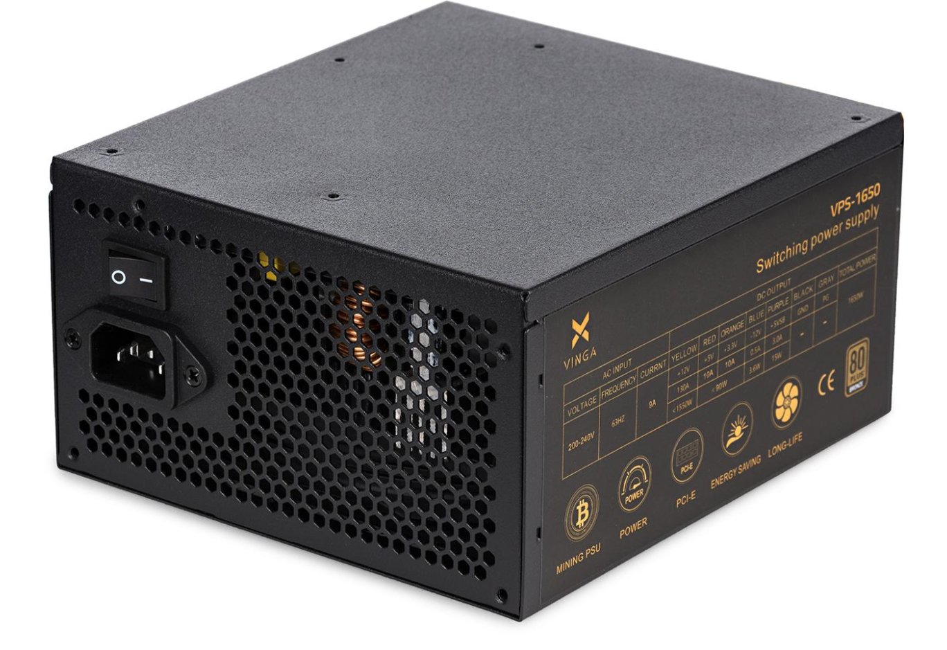 Power supply Vinga 1650W (VPS-1650 V2 Mining edition)