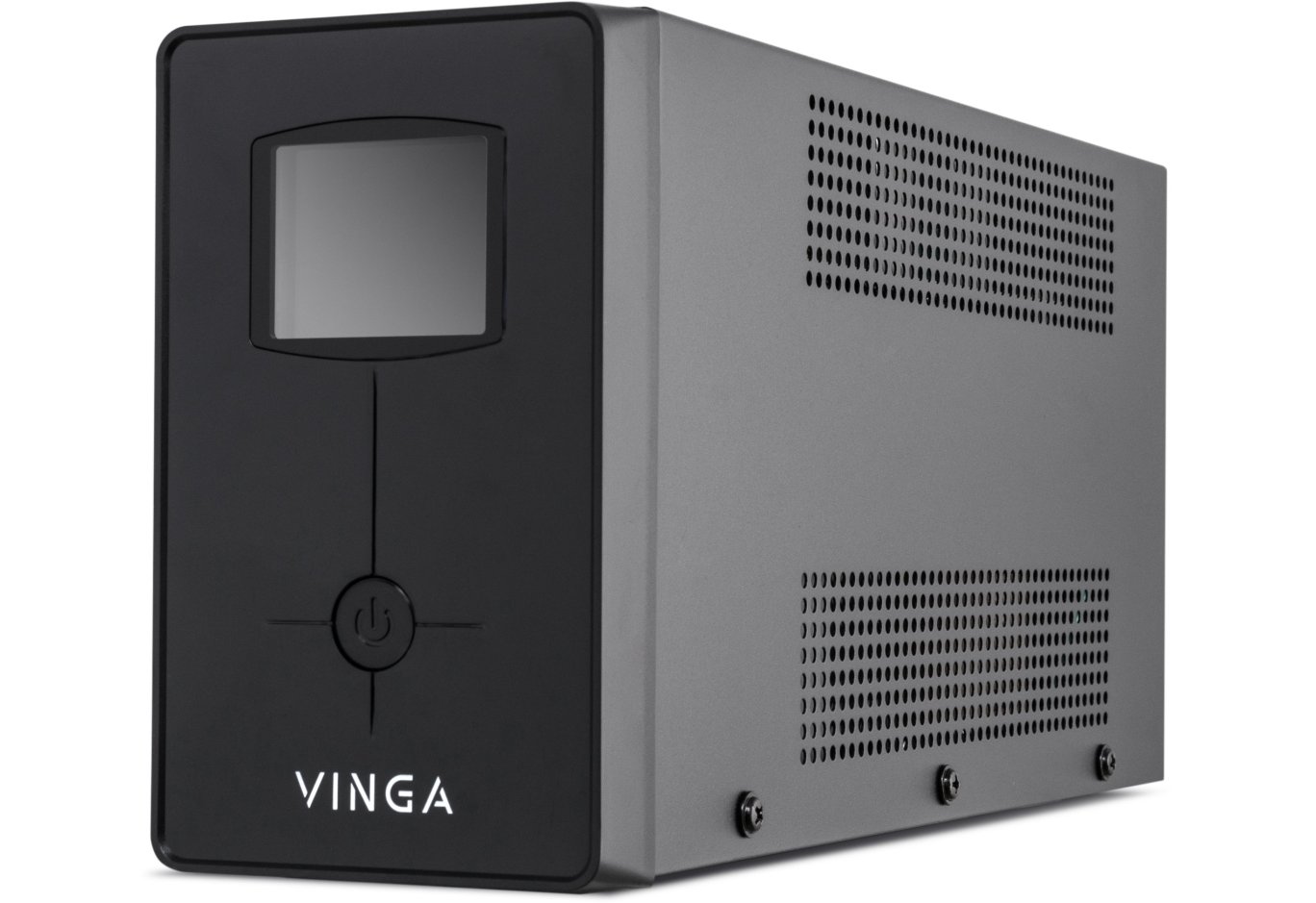 Пристрій безперебійного живлення Vinga LCD 2000VA metall case (VPC-2000M)