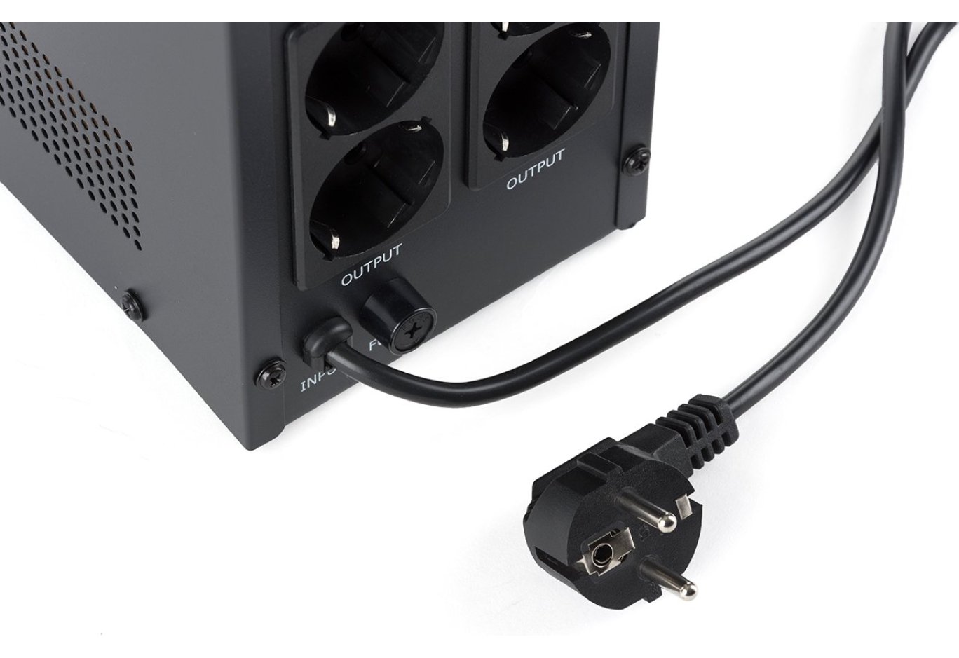 Пристрій безперебійного живлення Vinga LED 2000VA metall case (VPE-2000M)