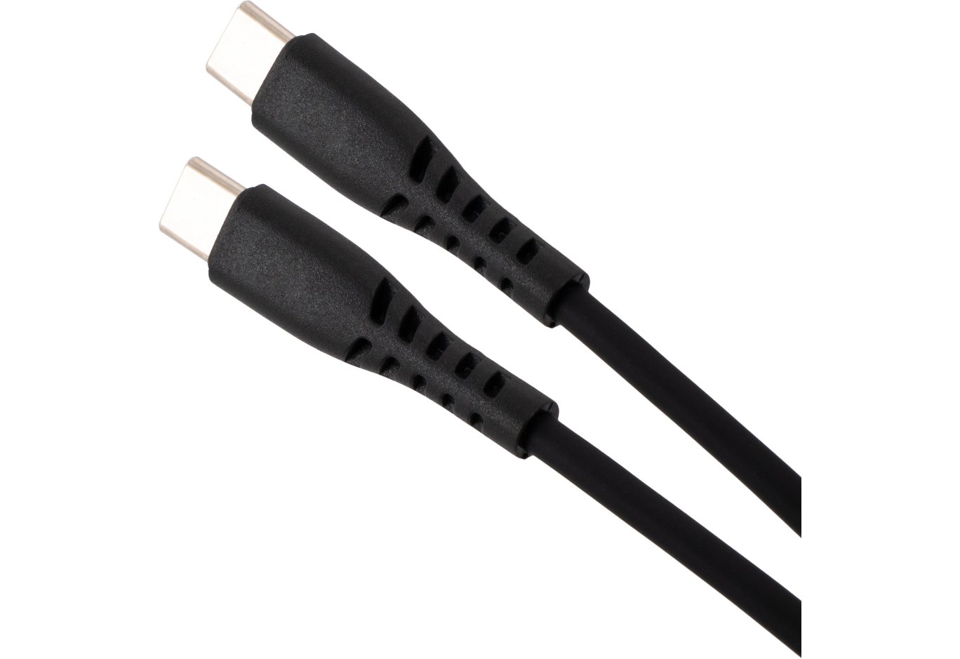 Дата кабель USB-C to USB-C 2.0m 60W Silicon Black Vinga (VCDCCC262SB)