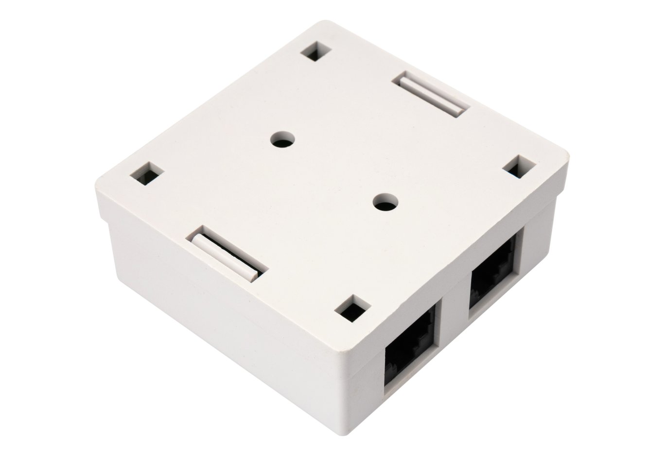 Комп'ютерна розетка RJ45x2 UTP cat.5e 8P8C Vinga (VCPRJ45O2)