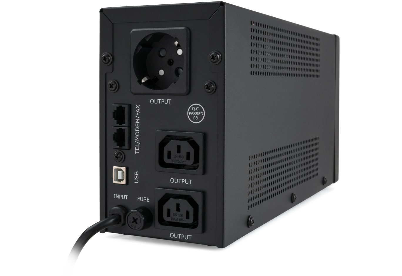 Пристрій безперебійного живлення Vinga LED 650VA metal case with USB (VPE-650PRMU)
