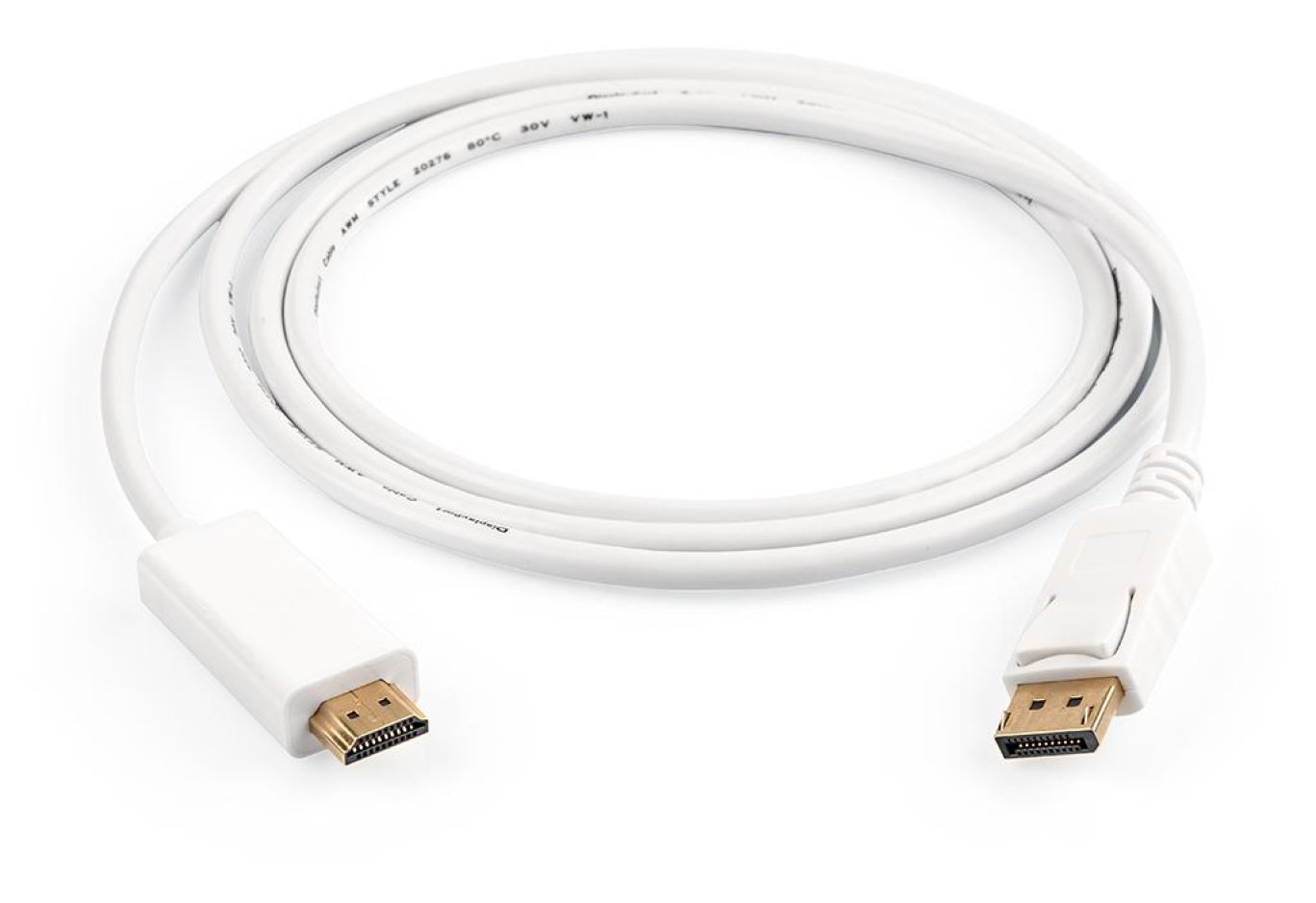 Кабель мультимедійний Display Port to HDMI  1.8m Vinga (DPHDMI01-1.8)