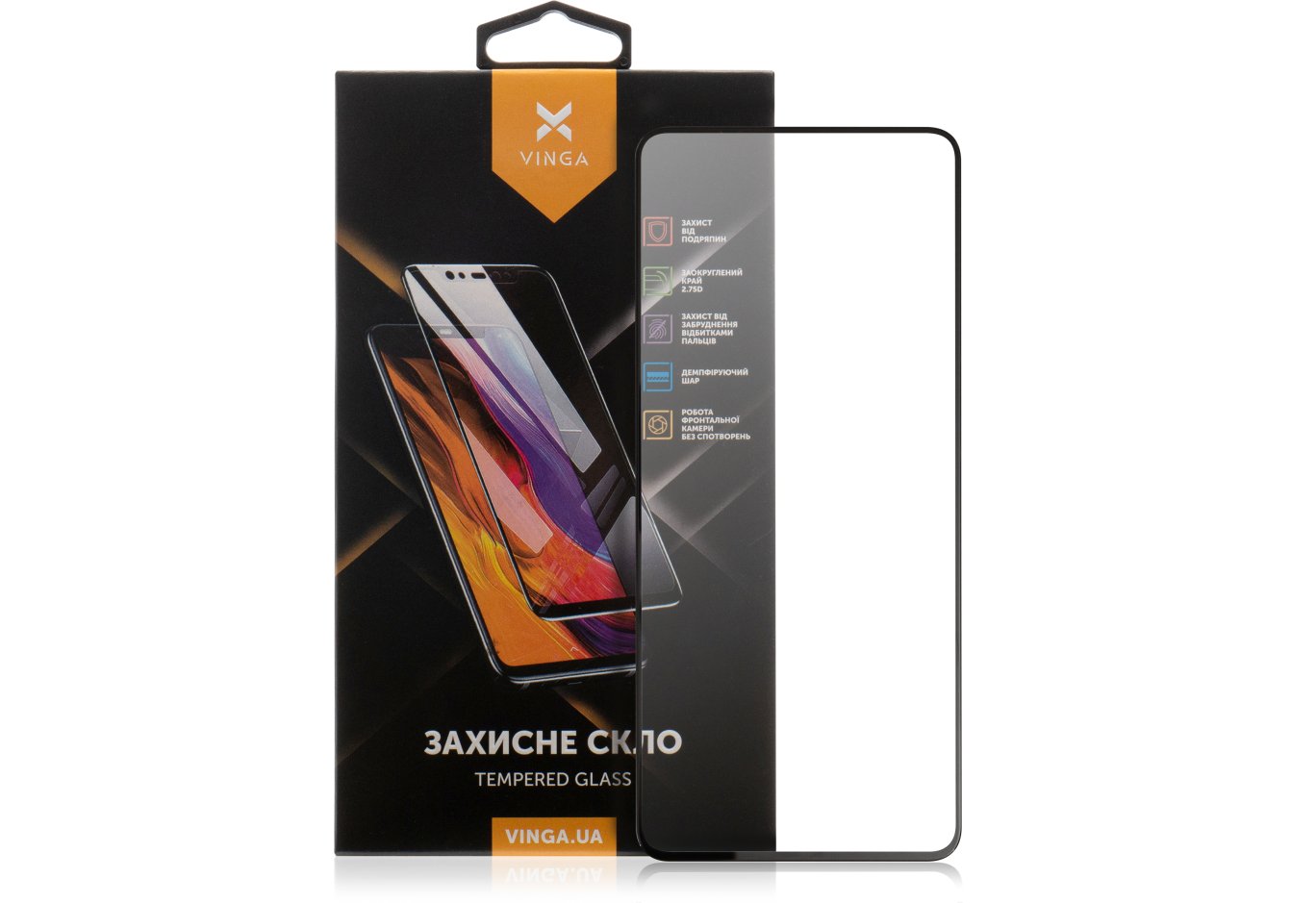 Скло захисне Vinga Xiaomi Redmi Note 12 (VGXRN12)