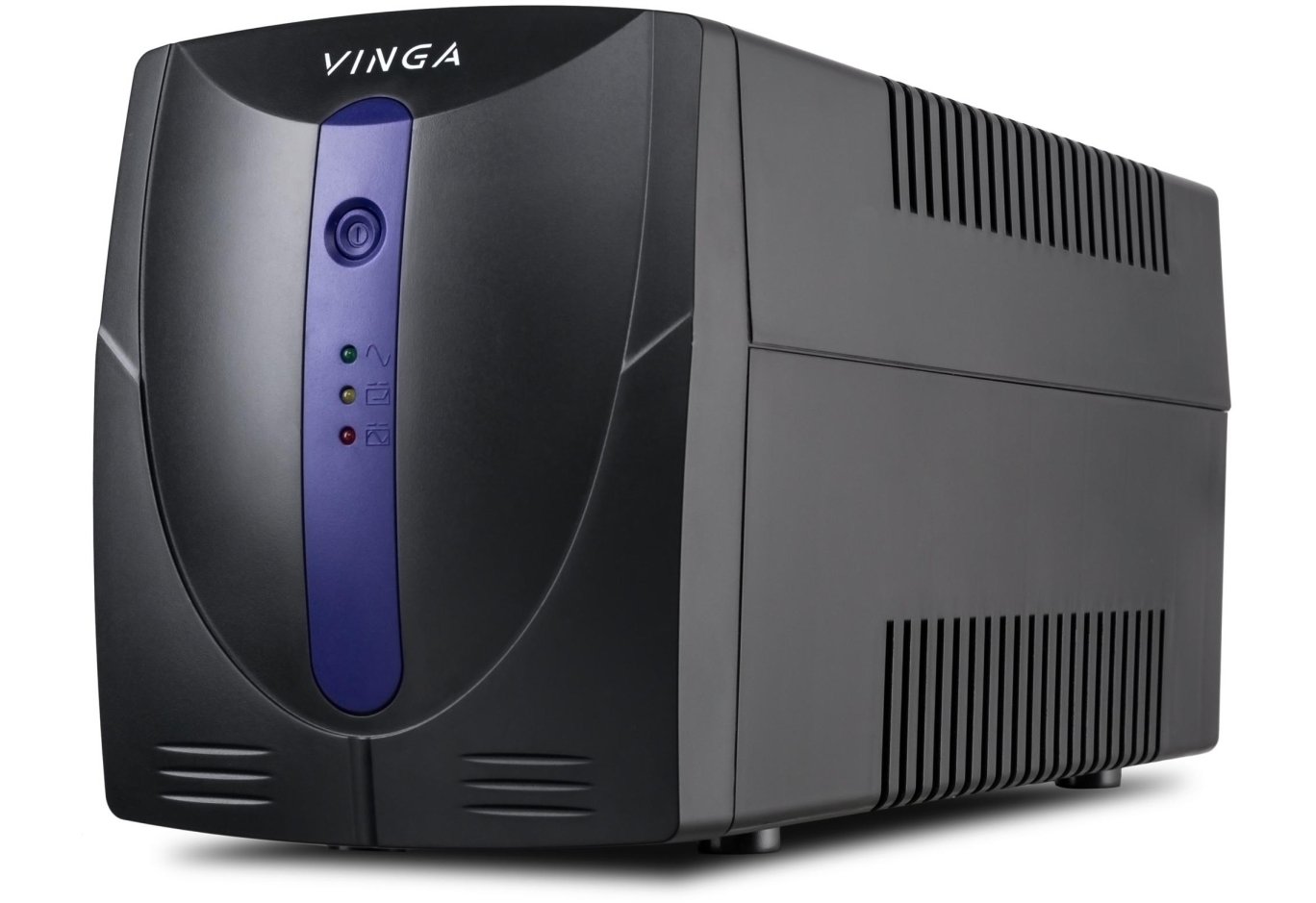 Uninterruptible Power Supply Vinga LED 1200VA plastic case with USB (VPE-1200PU)