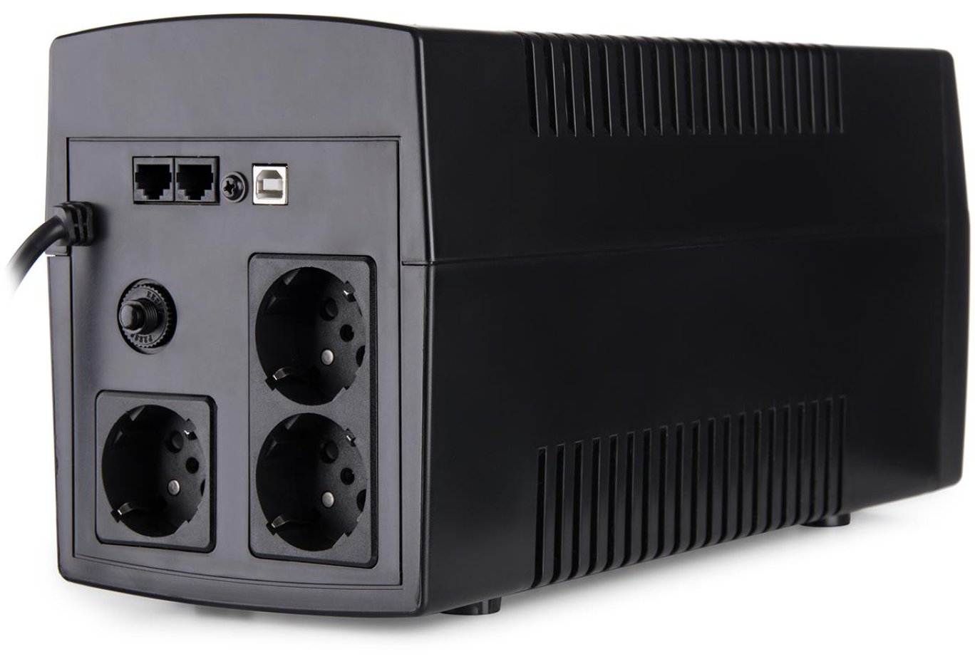 Uninterruptible Power Supply Vinga LED 1200VA plastic case with USB (VPE-1200PU)