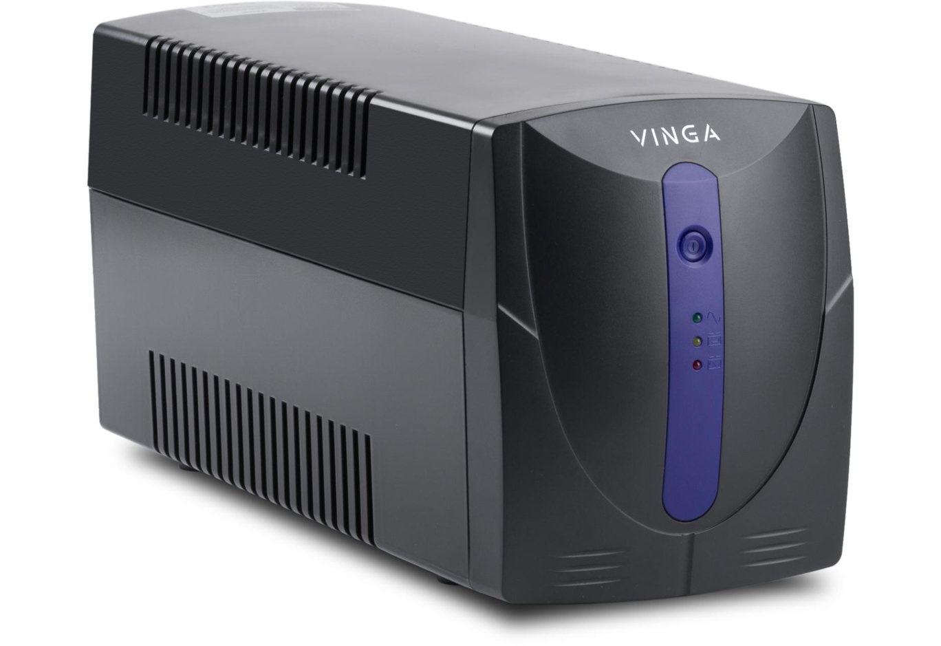Пристрій безперебійного живлення Vinga LED 1500VA plastic case with USB (VPE-1500PU)