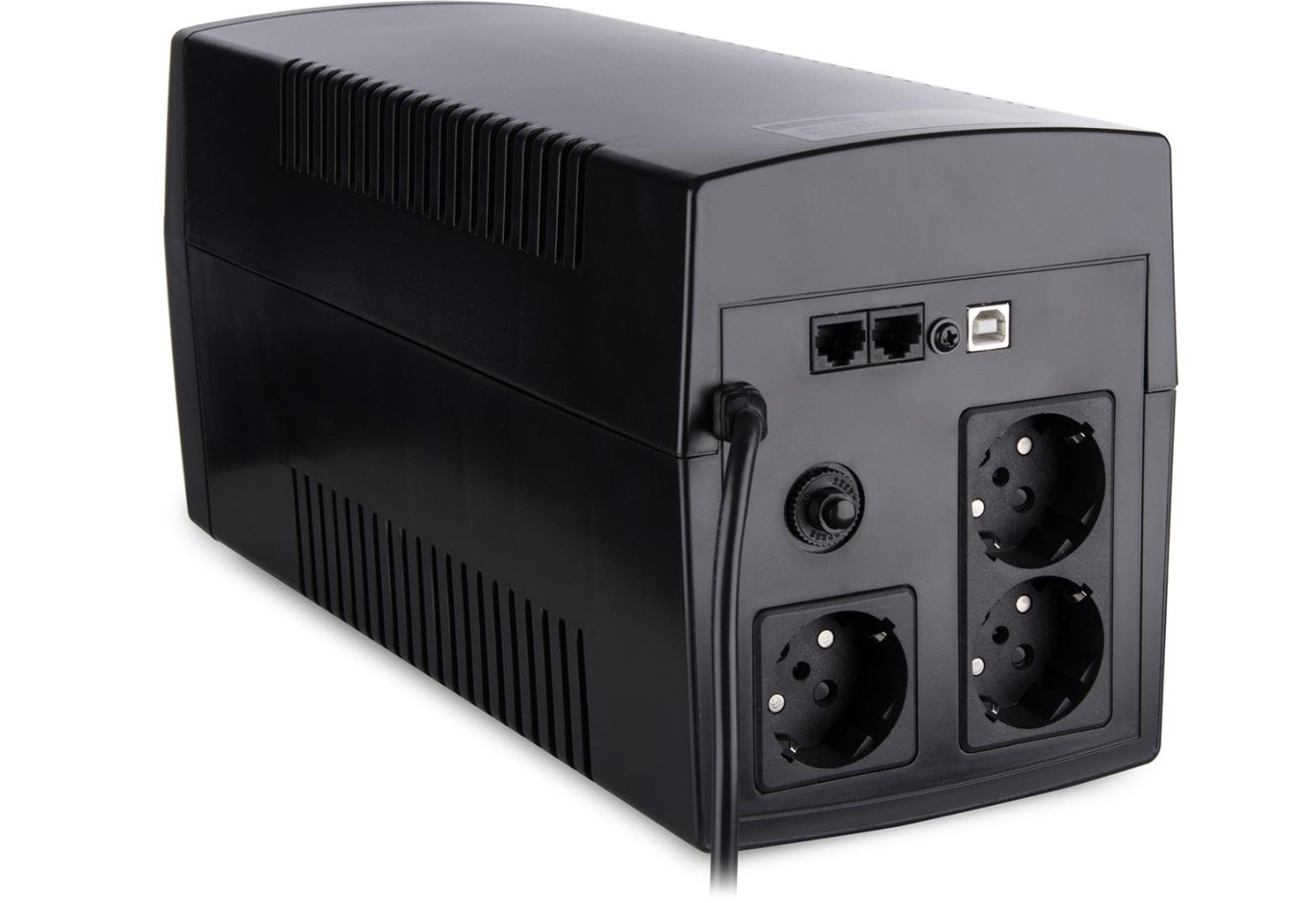 Пристрій безперебійного живлення Vinga LED 1500VA plastic case with USB (VPE-1500PU)