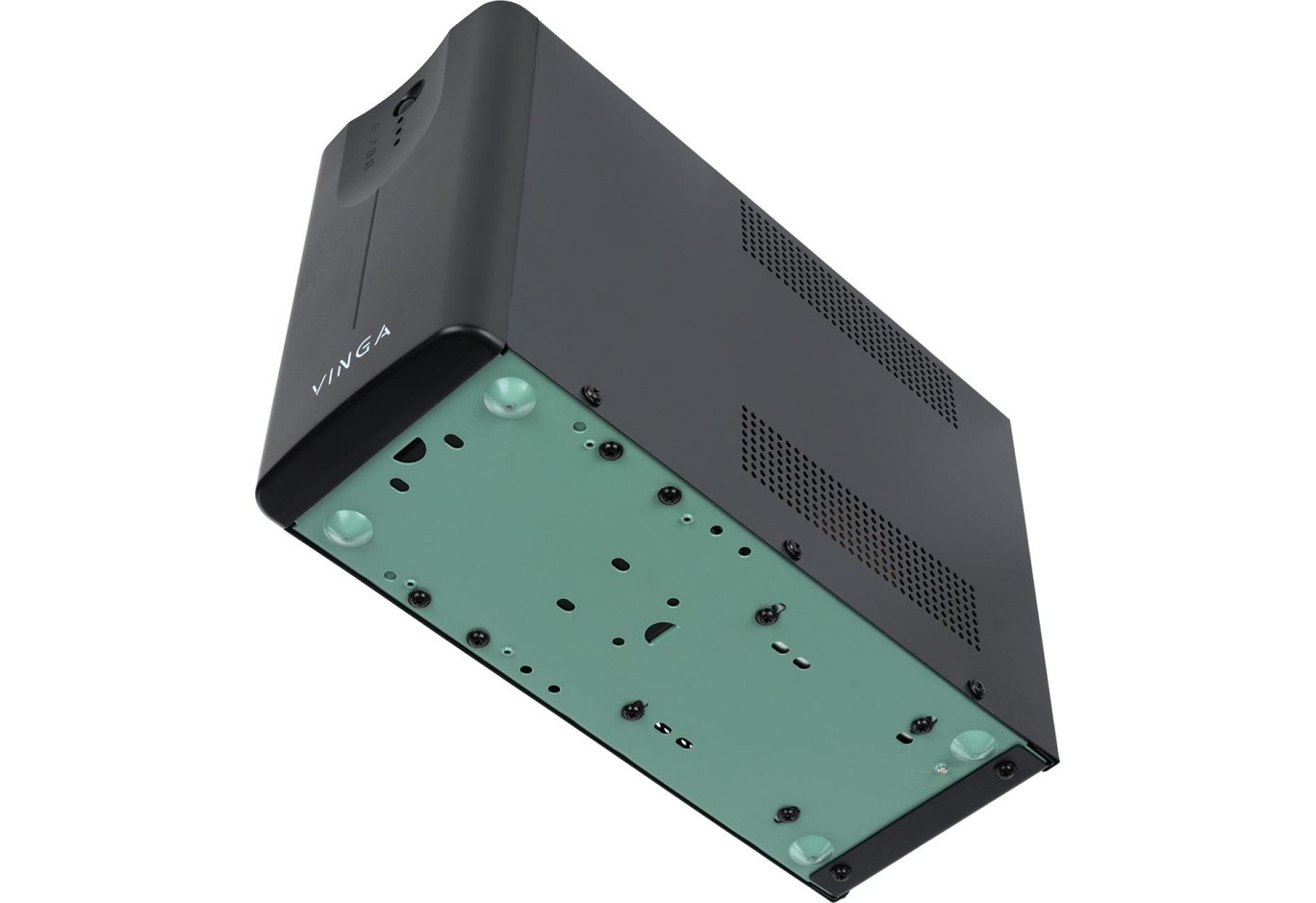 Пристрій безперебійного живлення Vinga LED 600VA metal case with USB (VPE-600MU)