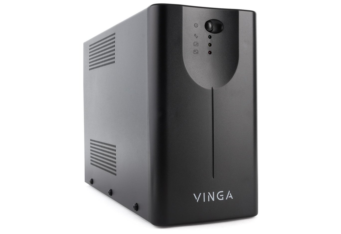 Пристрій безперебійного живлення Vinga LED 600VA metal case with USB (VPE-600MU)