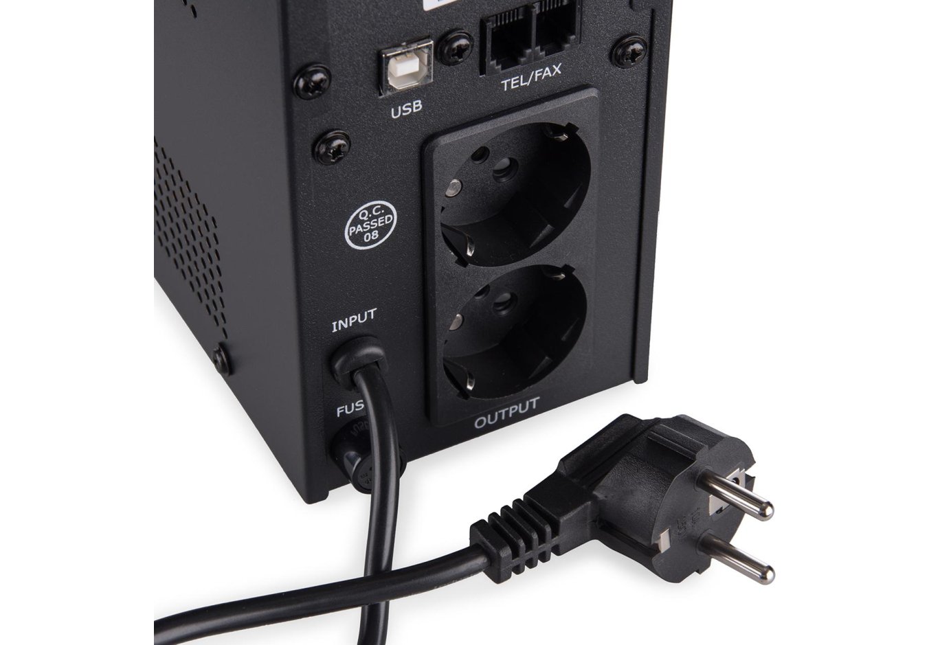 Пристрій безперебійного живлення Vinga LED 800VA metal case with USB (VPE-800MU)