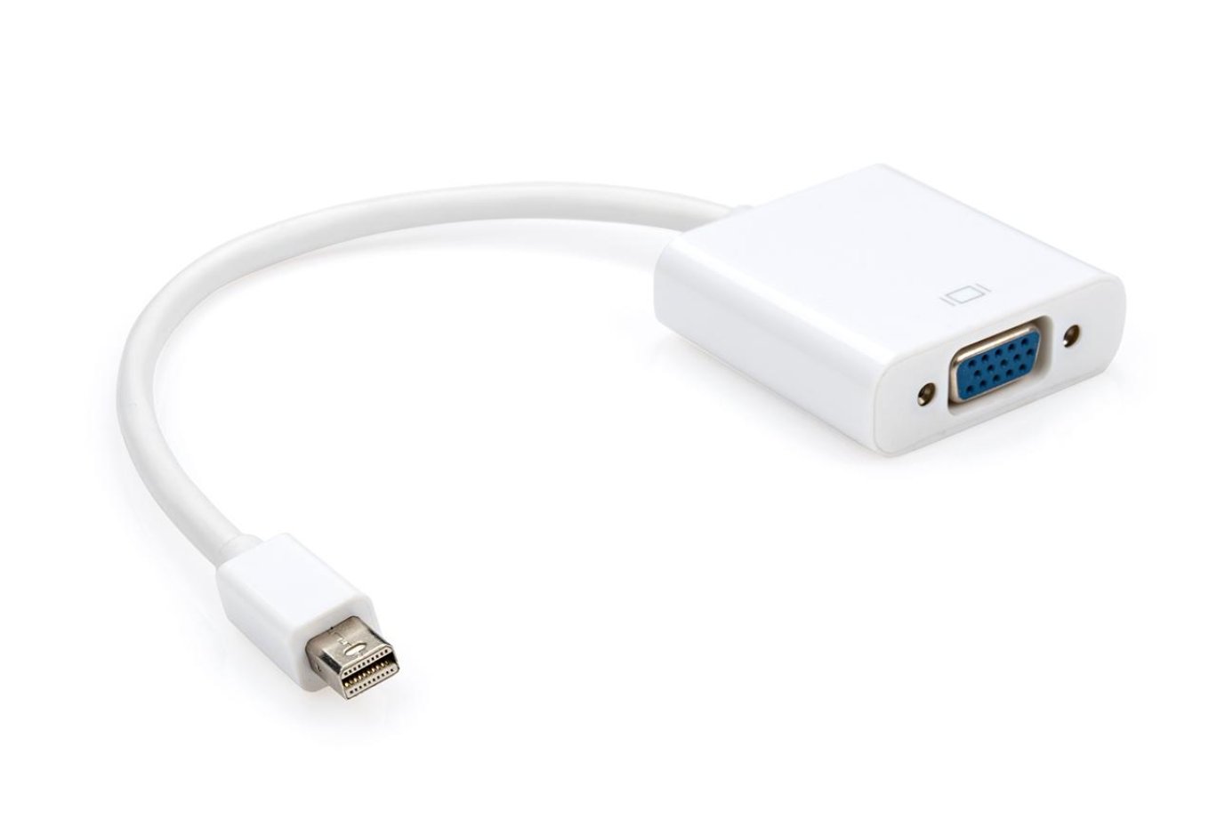 Перехідник Mini Display port M to VGA F 0.15m Vinga (miniDPMVGAF-01)