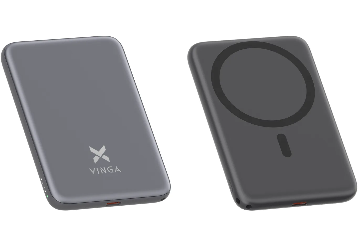 Батарея універсальна Vinga 5000 mAh 20W/15W Wireless (VPBB520WL)