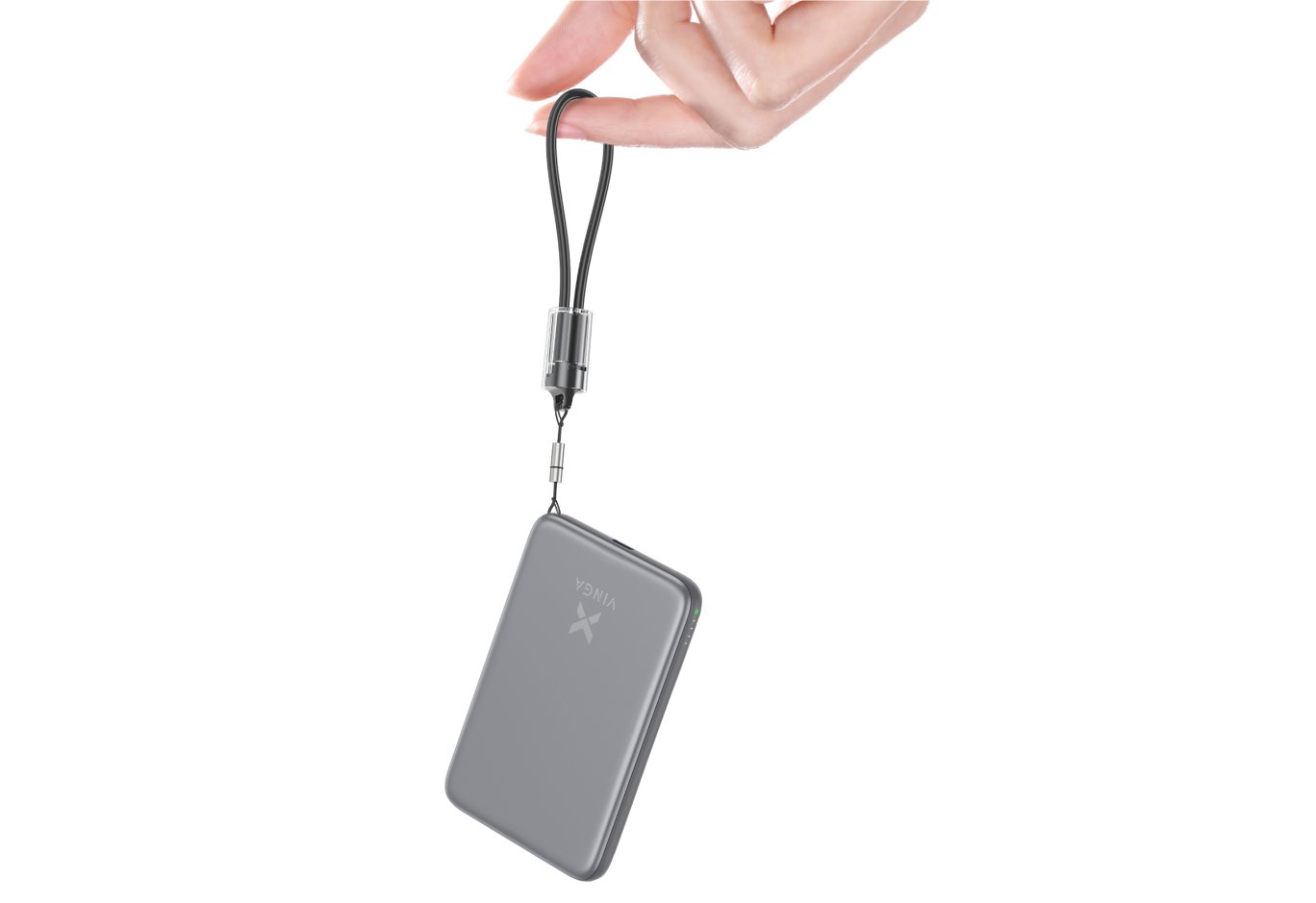 Батарея універсальна Vinga 5000 mAh 20W/15W Wireless (VPBB520WL)