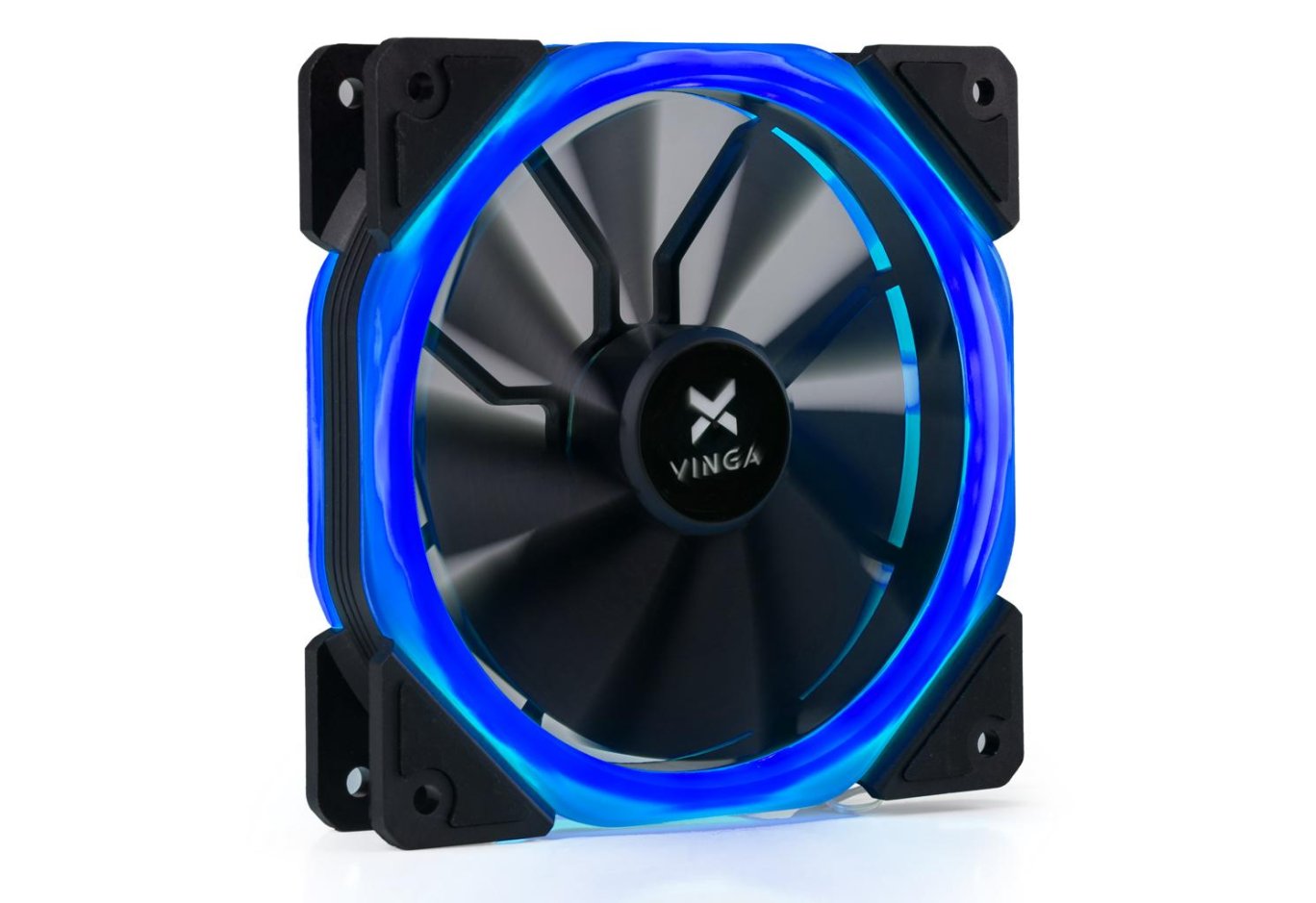 Кулер до корпусу Vinga LED fan-02 blue