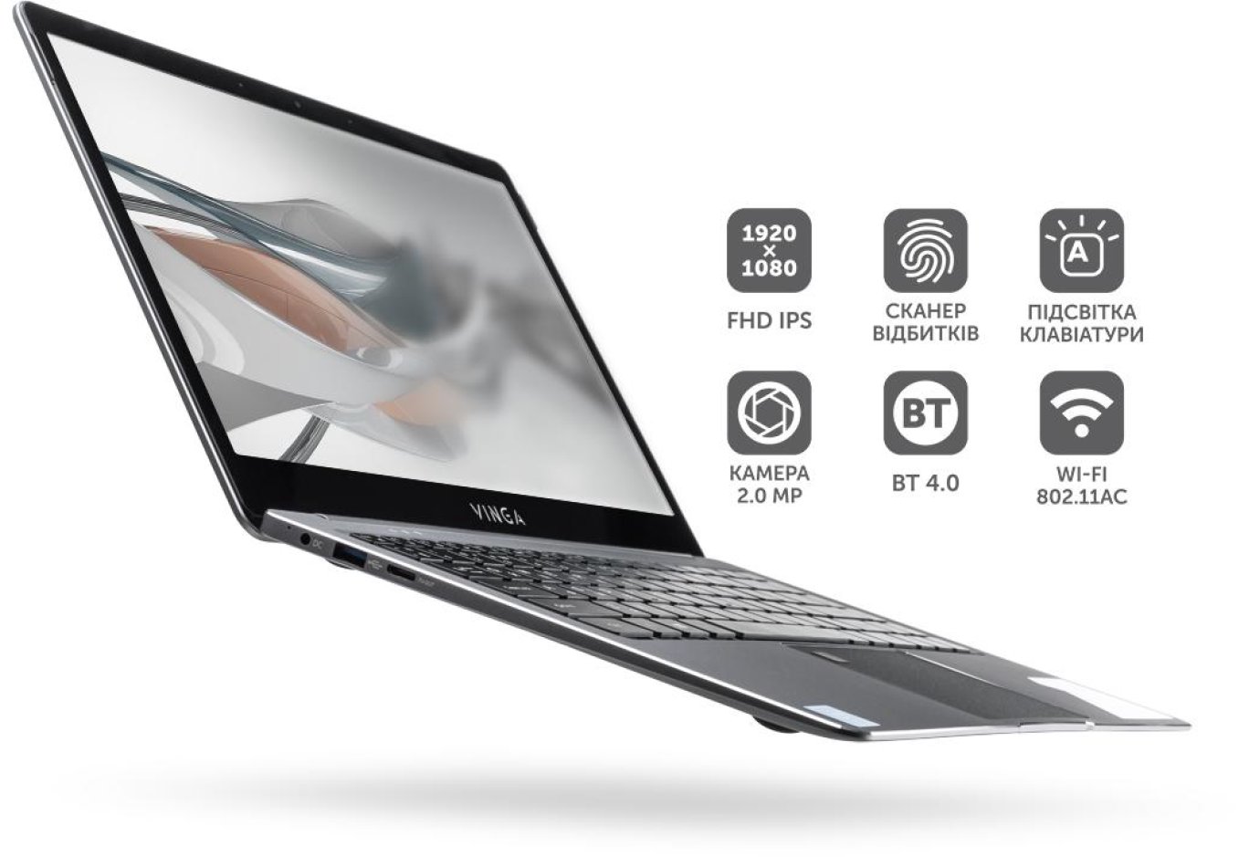 Ноутбук Vinga Iron S140 (S140-P504256G)