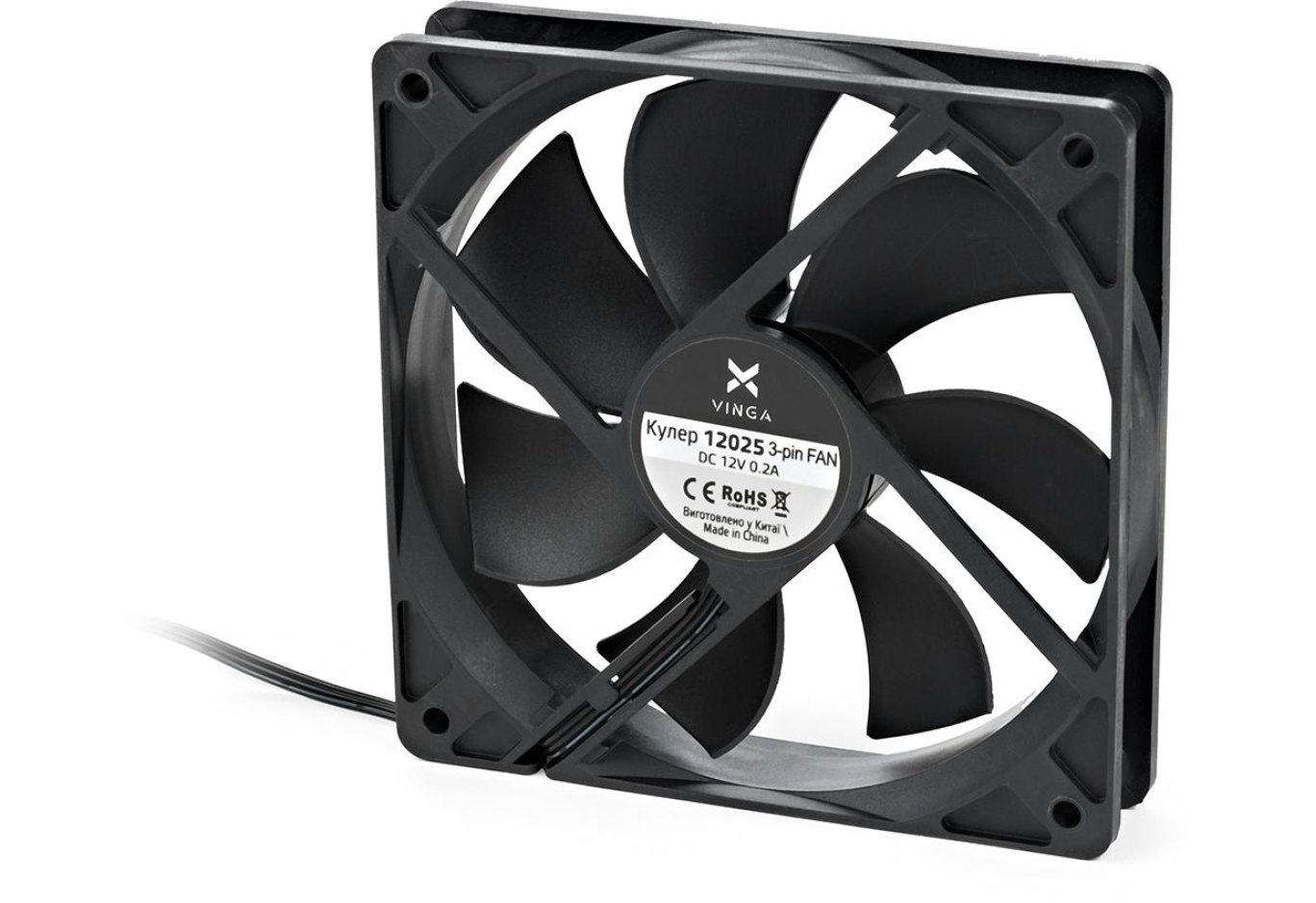 Кулер до корпусу Vinga 12025 3-pin