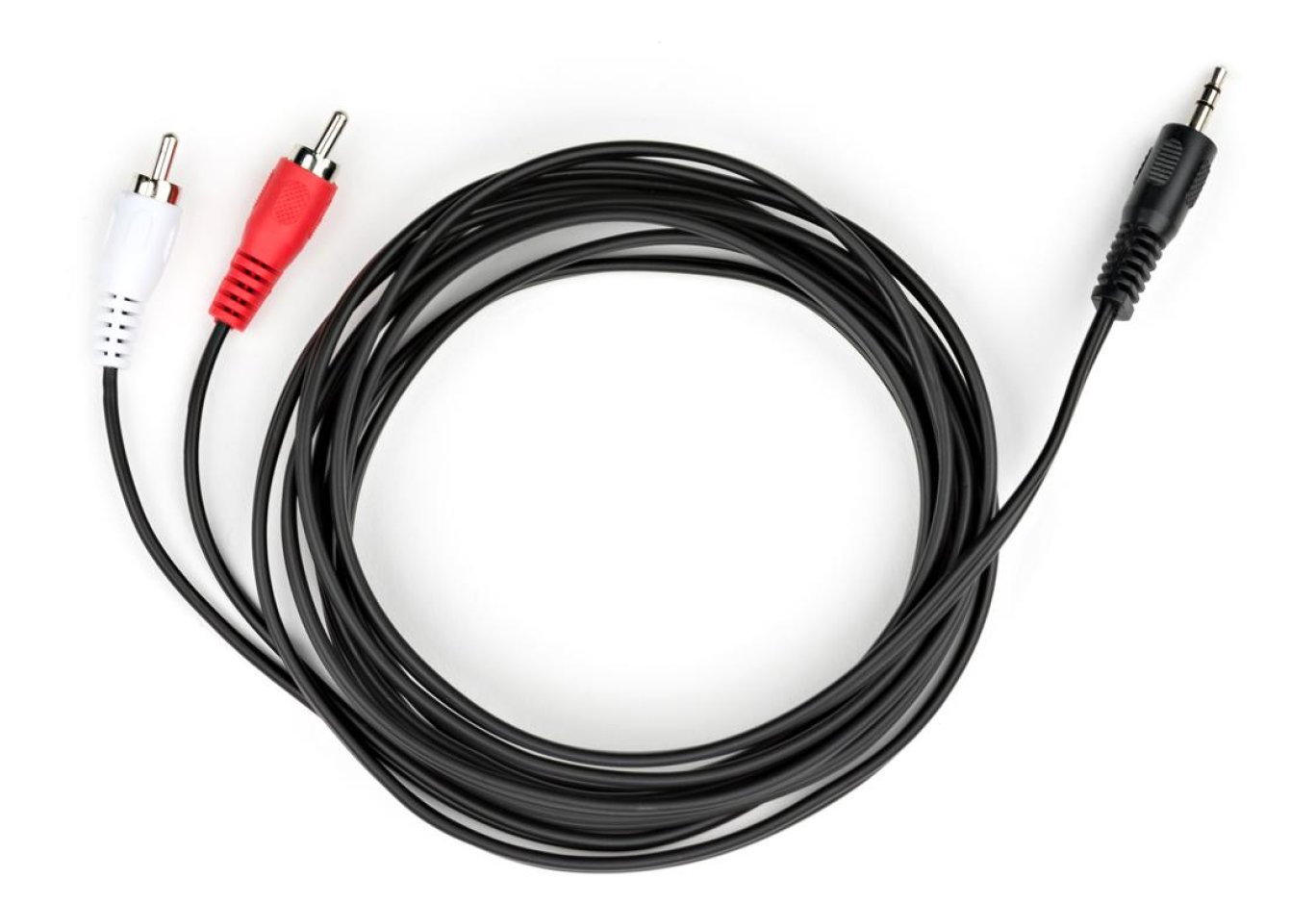 Multimedia cable 3.5mm M to 2xRCA M 3.0m Vinga (VCPDCJ35MRCA23BK)