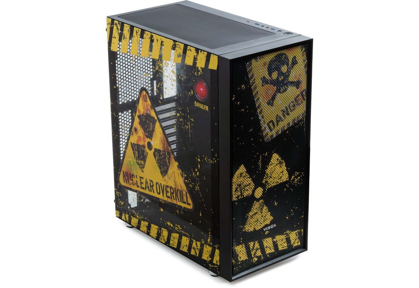 Корпус для ПК Vinga Pillar Black Radiation (01230011781)