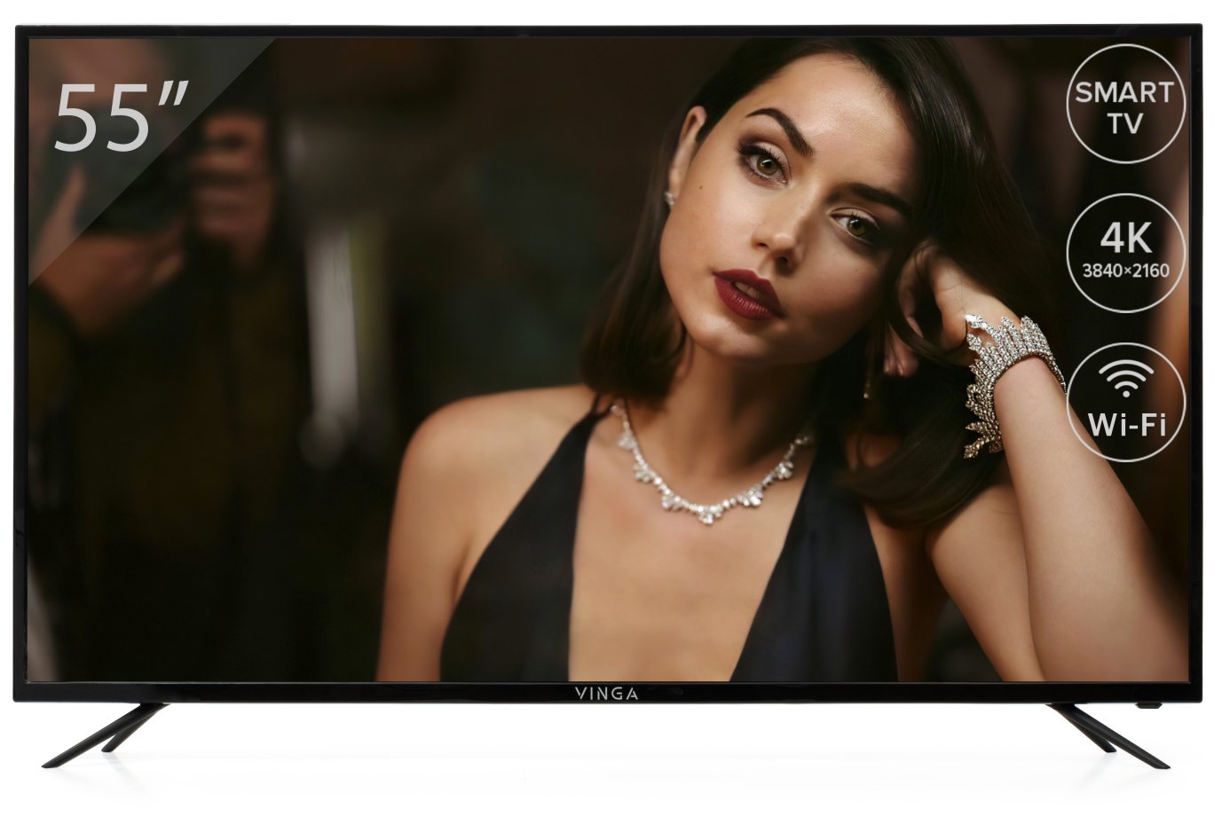 Телевізор Vinga S55UHD21B