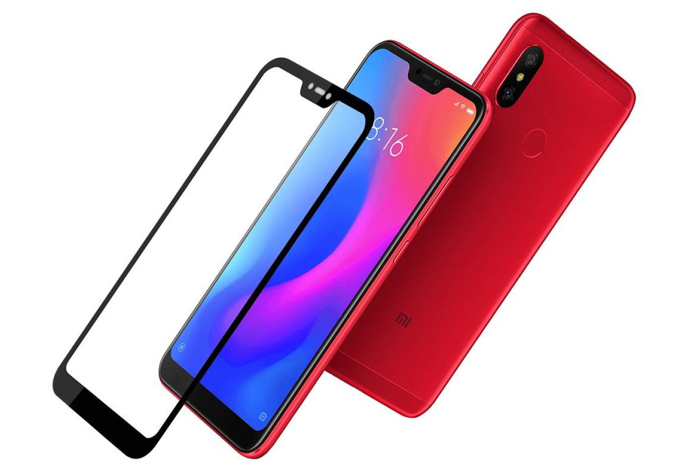 Скло захисне Vinga для Xiaomi Redmi Note 6 Pro (Black) (VTPGS-R6P)