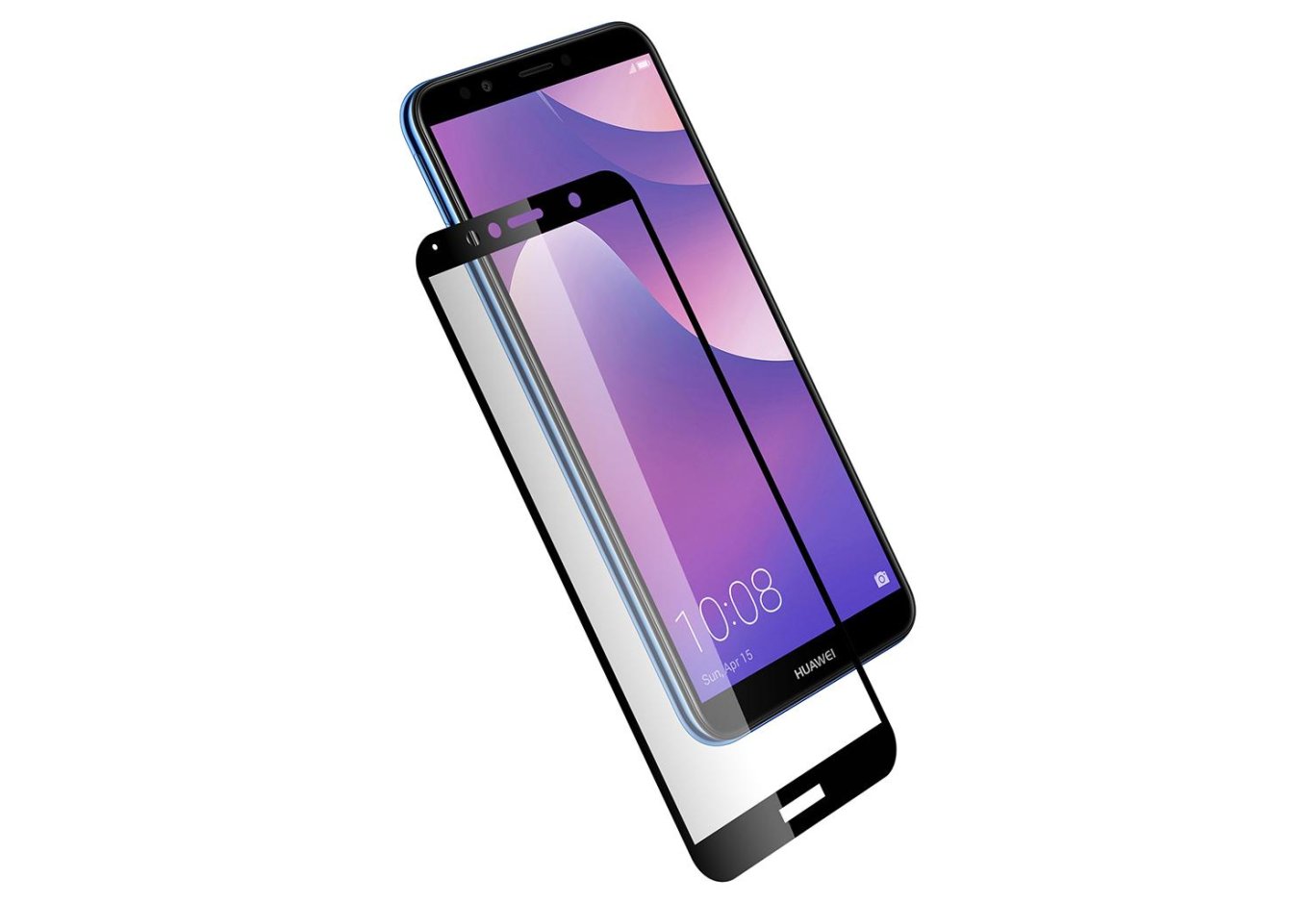 Скло захисне Vinga для Huawei Y7 Prime 2018 (Black) (VTPGS-Y7P2018)