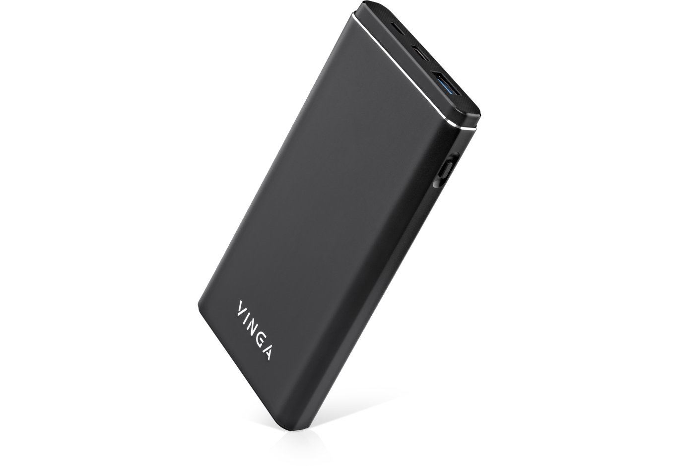 Universal Battery Vinga 10000 mAh QC3.0 PD aluminium black (BTPB1010QCALBK)