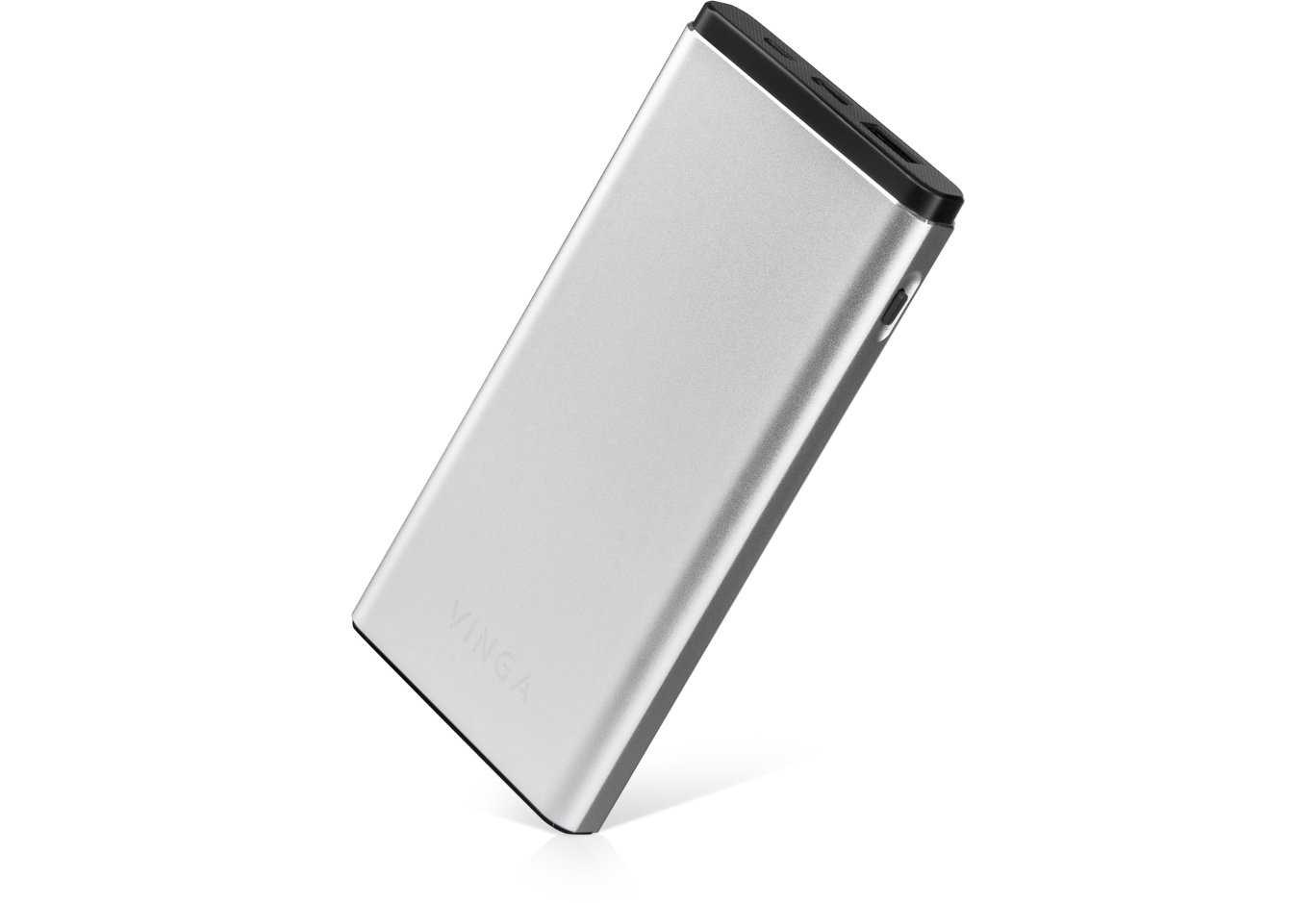 Батарея універсальна Vinga 10000 mAh QC3.0 PD aluminium silver (BTPB1010QCALS)
