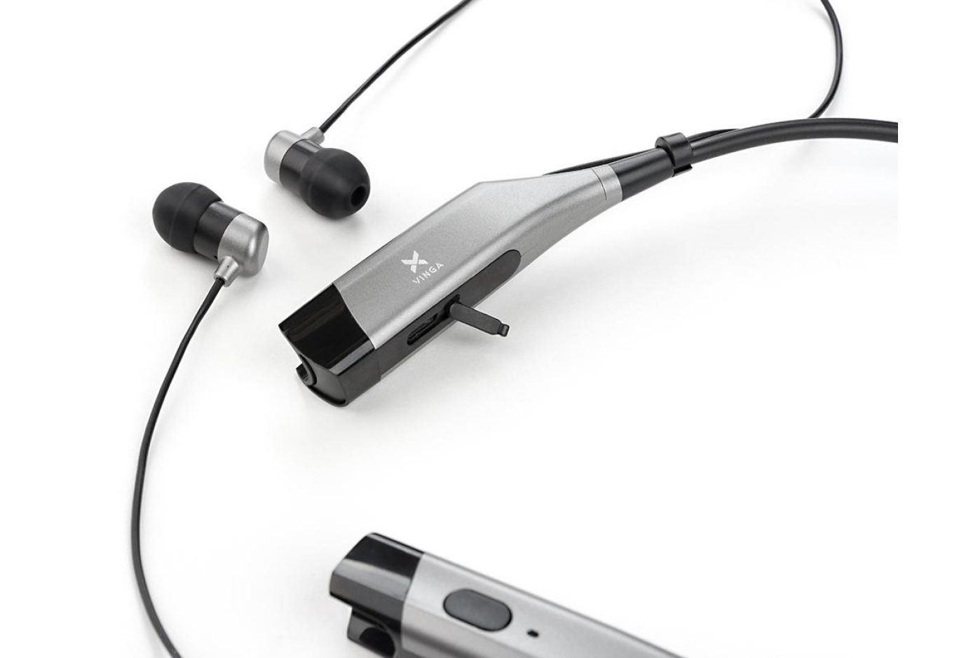Навушники Vinga EBT055 Black-Grey Bluetooth (EBT055BG)