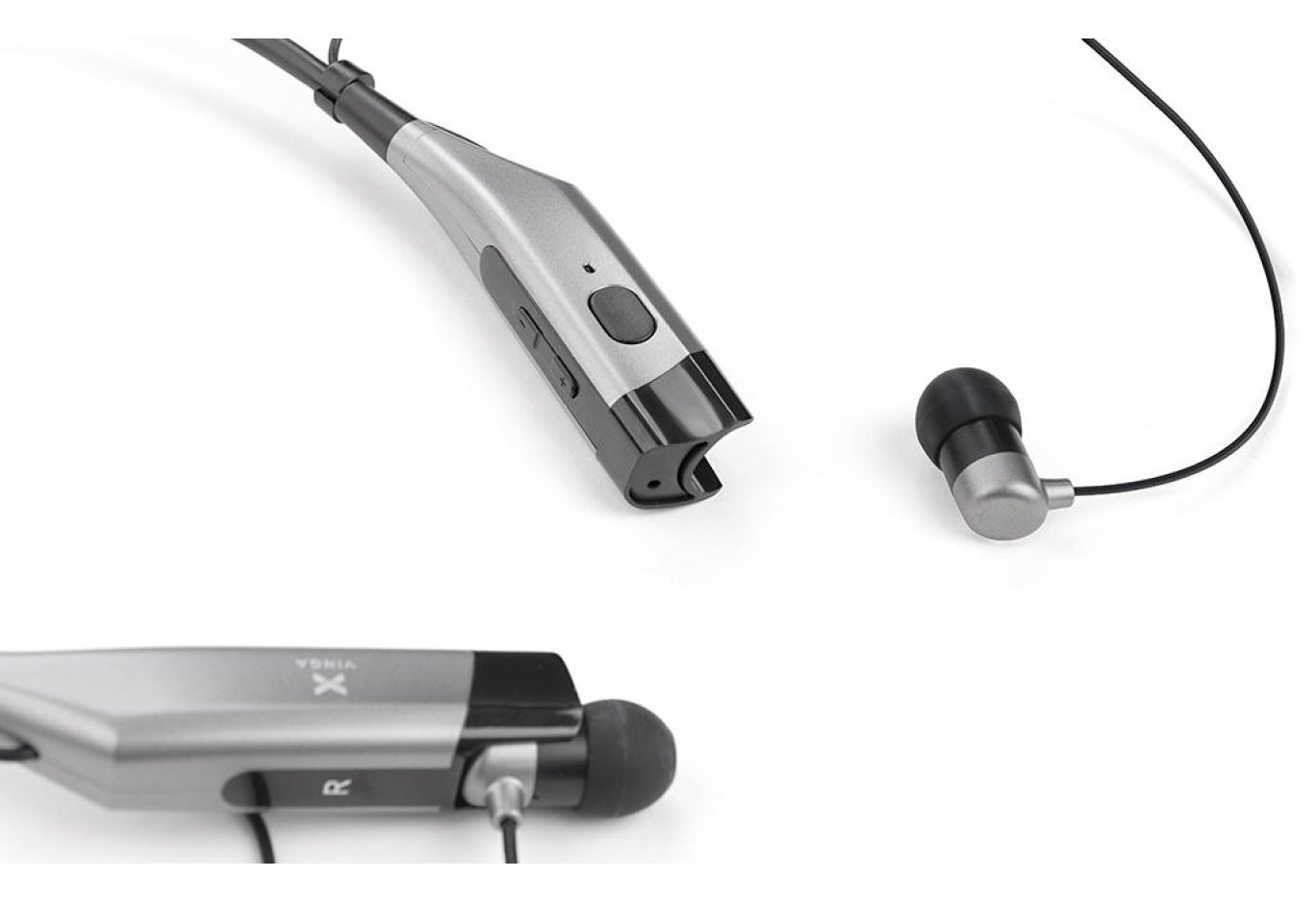 Навушники Vinga EBT055 Black-Grey Bluetooth (EBT055BG)