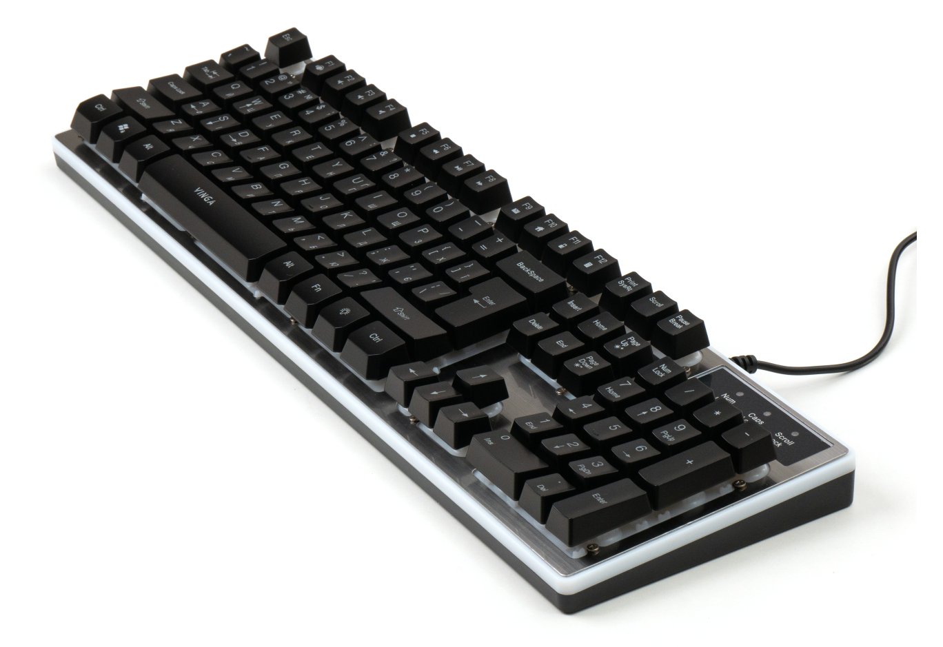 Клавіатура Vinga KBG839 black