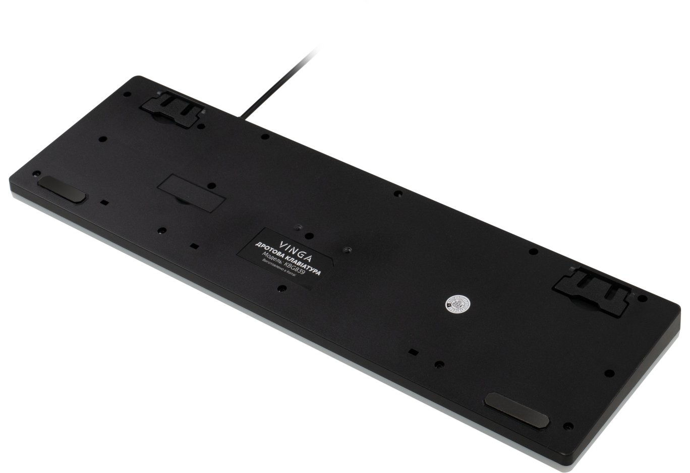 Клавіатура Vinga KBG839 black
